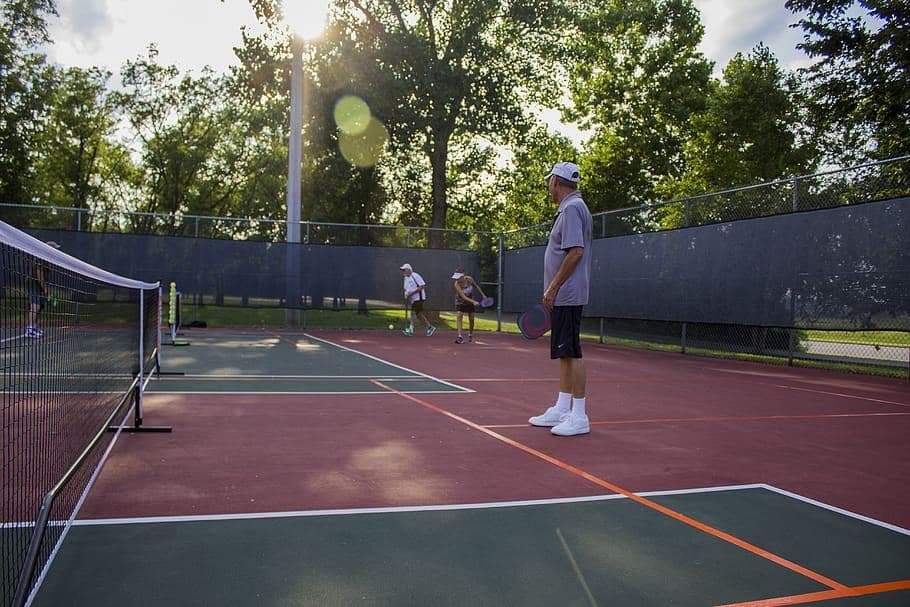 Pickleball play in Austin, TX